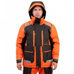 Костюм рыболовный Graff зимний  (поплавок, до -15гр.) размер XL/182-188 (Bratex 8000, оранжево-черный)