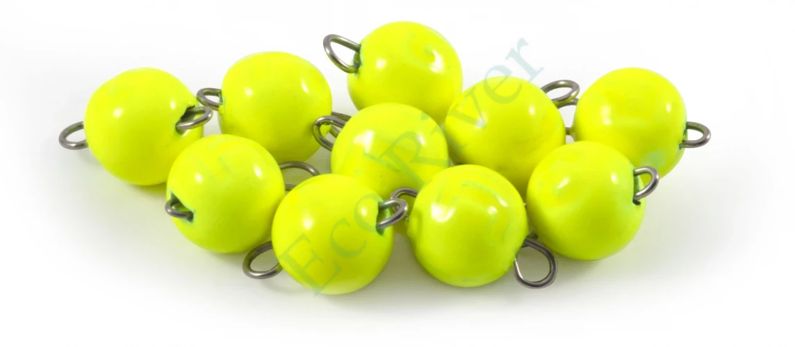 Груз Чебурашка окрашенный разборный Яман (10 шт.) - 3 гр., жёлтый/900/