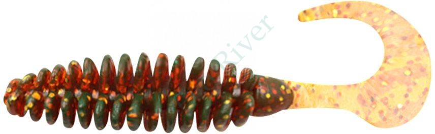 Твистер Yaman PRO Battery Tail, р.5 inch, цвет #09 - Motor Oil (уп. 3 шт.)