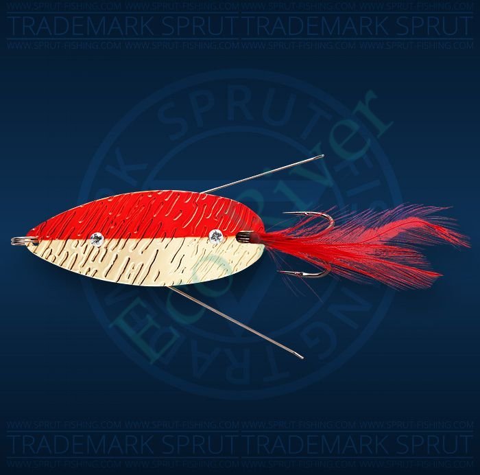 Блесна Sprut Fugubiki Spoon колеб. 70мм/23г/GR