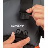 Костюм рыболовный Graff зимний (поплавок, до -15гр.) размер 2XL/176-182 (Bratex 8000, оранжево-черный)