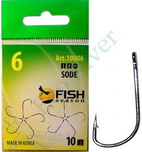 Крючок Fish Season Sode-ring №2 BN 10шт 10006-02F