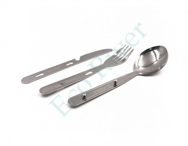 Набор столовых приборов Следопыт, нерж. (ложка, вилка, нож)/120/