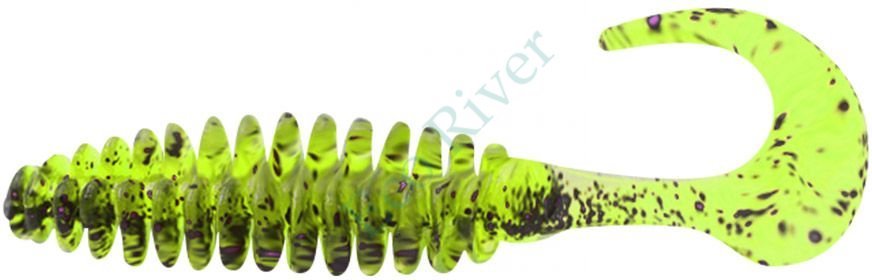 Твистер Yaman PRO Battery Tail, р.5 inch, цвет #10 - Green pepper (уп. 3 шт.)