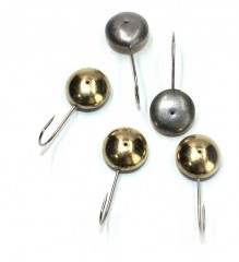 Мормышка паяная Яман Сфера, вес 1,28 г, латунь (уп. 5 шт.)