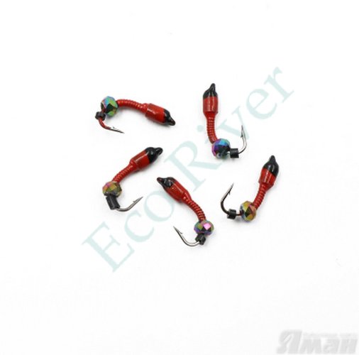 Мормышка вольф. безнасадочная ЯМАН Лесотка №2, d-2,5 мм, L-8 мм, вес 0,35 г, кристалл хамелеон, цв. черный (уп. 5 шт.)