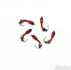 Мормышка вольф. безнасадочная ЯМАН Лесотка №2, d-2,5 мм, L-8 мм, вес 0,35 г, кристалл хамелеон, цв. черный (уп. 5 шт.)