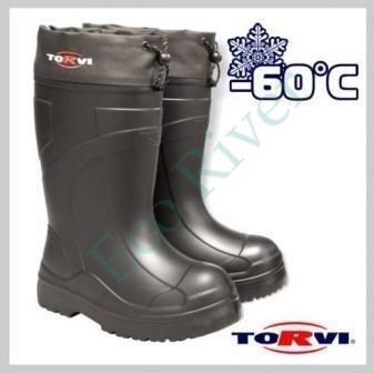 Сапоги Torvi ЭВА с утепляющ. вставкой -60С олива р.40-41
