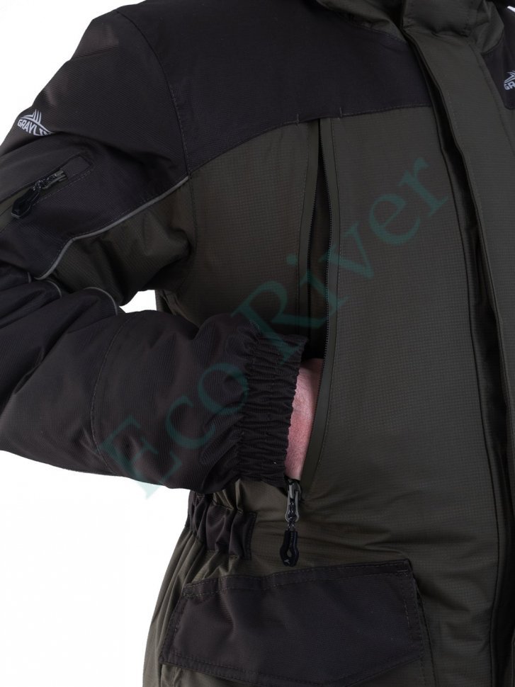 Скат V2 костюм для рыбалки GRAYLING, зимний -45, хаки