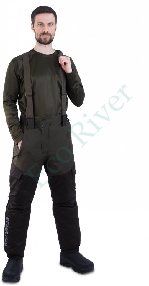 Скат V2 костюм для рыбалки GRAYLING, зимний -45, хаки