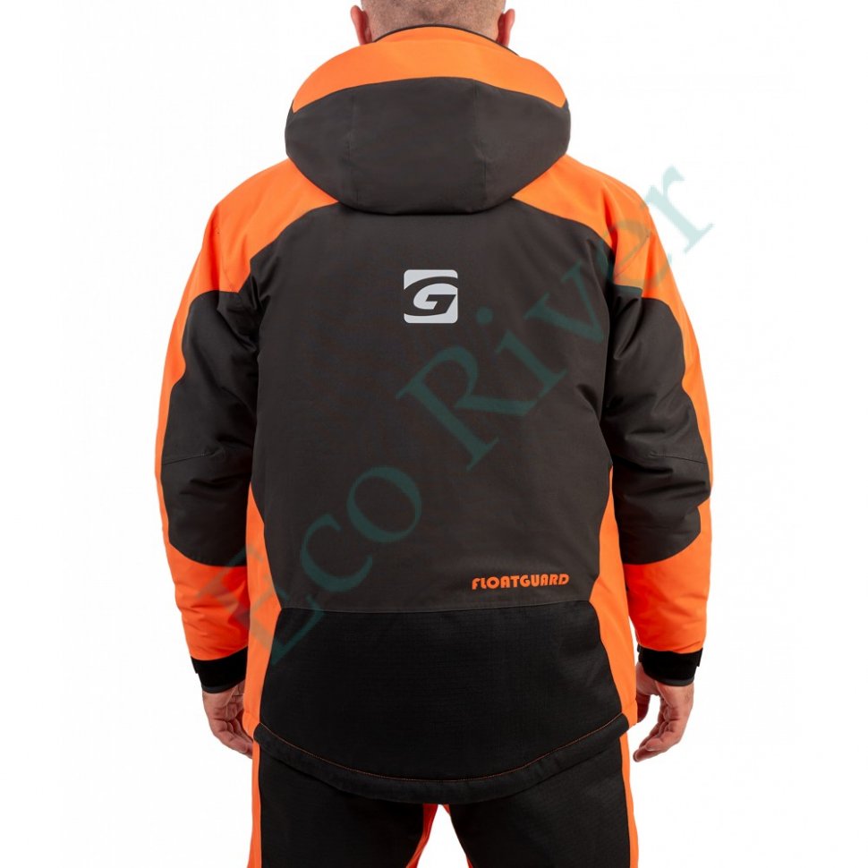 Костюм рыболовный Graff зимний (поплавок, до -15гр.) размер 2XL/182-188 (Bratex 8000, оранжево-черный)