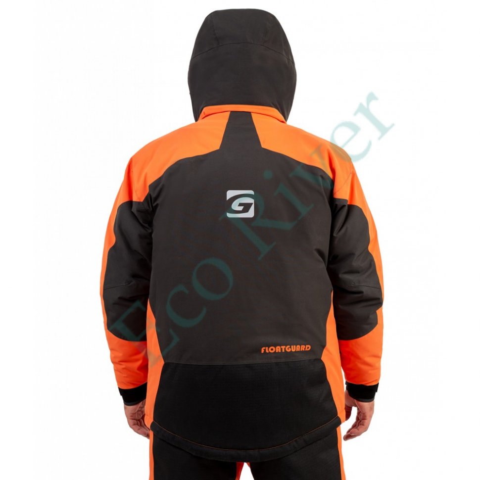 Костюм рыболовный Graff зимний (поплавок, до -15гр.) размер 2XL/182-188 (Bratex 8000, оранжево-черный)