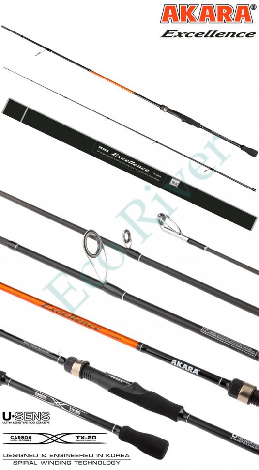 Спиннинг Akara Excellence M 802 (6-28) 2,4 м