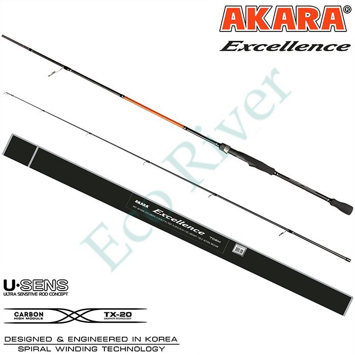 Спиннинг Akara Excellence M 802 (6-28) 2,4 м