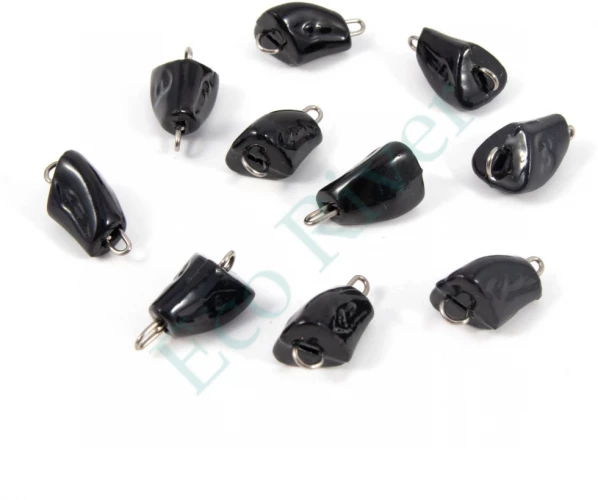Груз Пуля-эксцентрик окрашенный разборный Яман (10 шт.) - 3 гр., чёрный