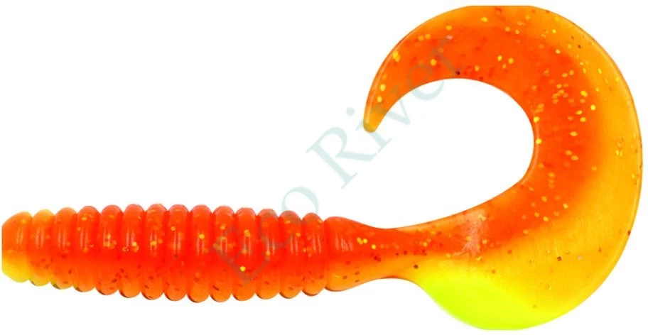 Твистер Yaman PRO Spiral, р.2.5 inch, цвет #25 - Sunshine (уп.10 шт)