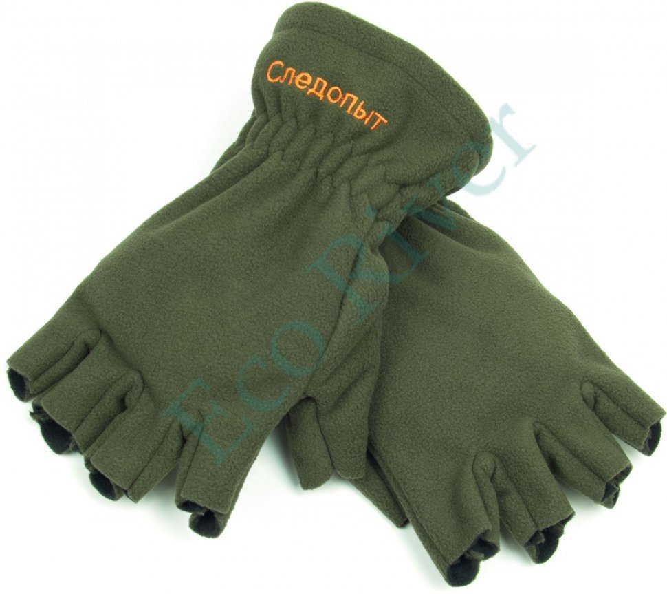 Перчатки Следопыт - ANGLER , виндблок, хаки, р-р L(9)/50/