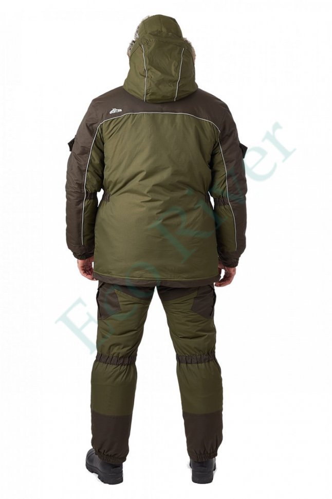 Скат костюм для рыбалки GRAYLING, зимний -35, хаки
