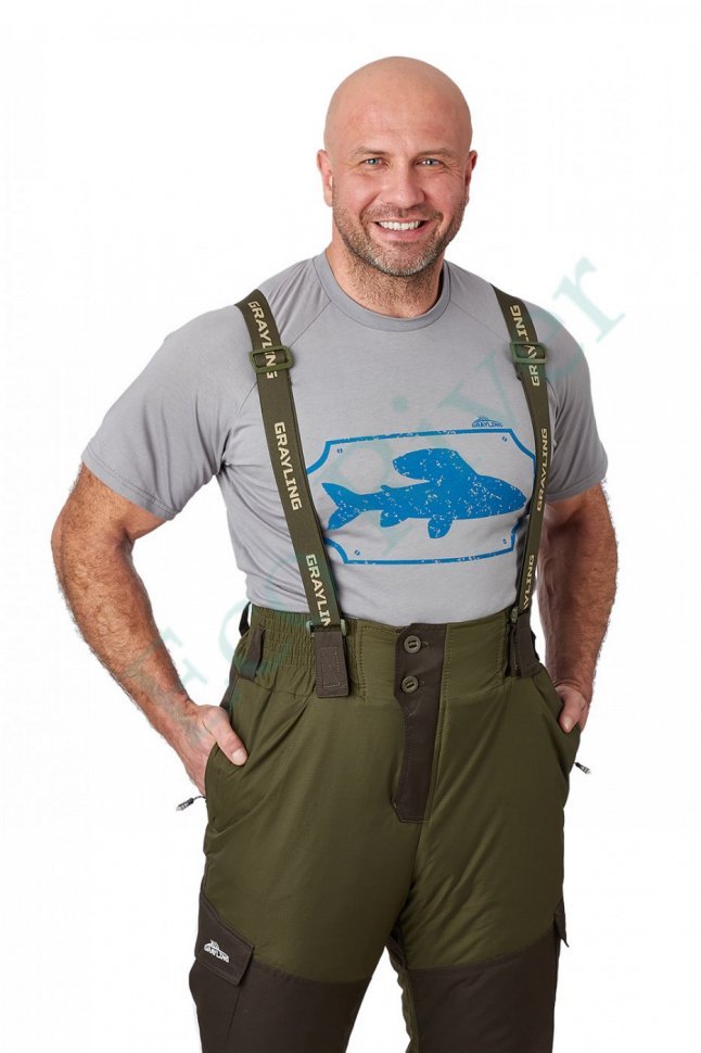 Скат костюм для рыбалки GRAYLING, зимний -35, хаки