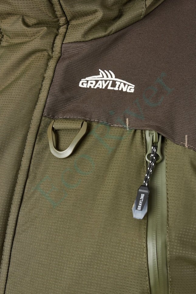 Скат костюм для рыбалки GRAYLING, зимний -35, хаки