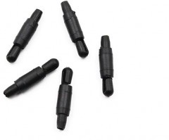 Коннектор для крепления лески к удилищу чёрный 1,8 (уп. 10 шт.)