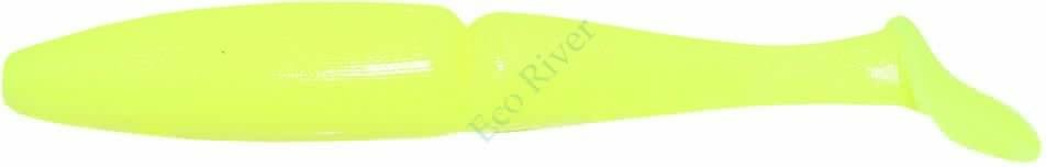 Виброхвост Yaman PRO Mamura, р.5 inch, цвет #02 - Chartreuse (уп. 4 шт.)