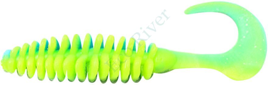Твистер Yaman PRO Battery Tail, р.5 inch, цвет #18 - Ice Chartreuse (уп. 3 шт.)