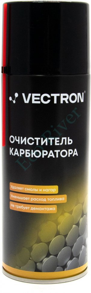 Очиститель карбюратора Vectron, аэрозоль, 520 мл, номинальный объем 400 мл, масса 300 г/6/