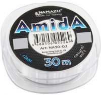 Леска Namazu Amida,  L-30 м, d-0,16 мм, test-3,20 кг, прозрачная (уп. 10 шт.)