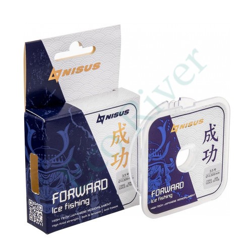 Леска Nisus Forward Ice Fishing Nylon Transparent 0.261мм 50м