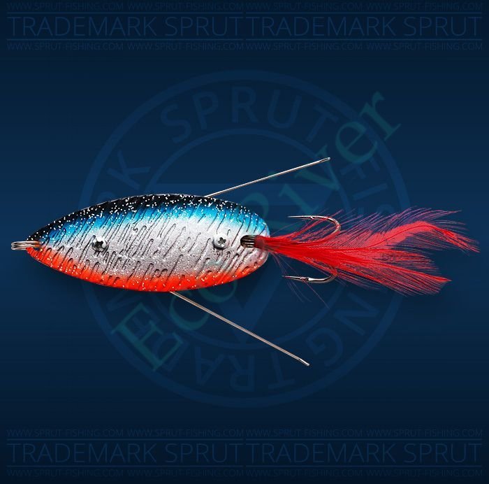 Блесна Sprut Fugubiki Spoon колеб. 70мм/23г/SOB
