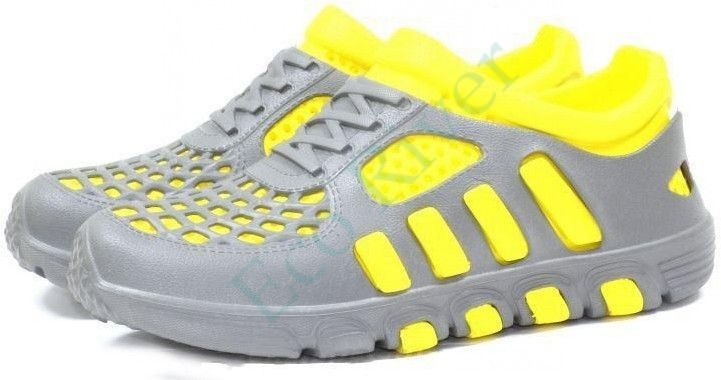 Галоши Kaury 110 серо-желтые кроссовки р.44-45