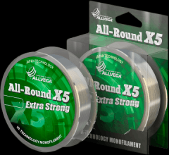 Леска Allvega All-round X5 0.14 100м