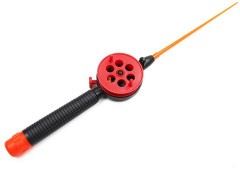 Удочка зимняя Яман 68ПЛ, ручка пласт., шестик поликарбонат, цв. в ассорт. (уп. 2 шт.)