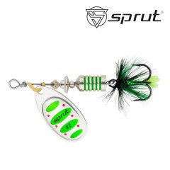 Блесна Sprut Alba Spinner №2 5.5г/SGR