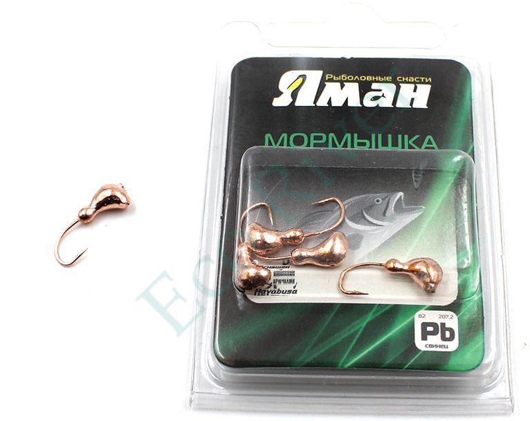 Мормышка Яман ст. муравей с отв.,цв.COPPER PLATED, вес 0,5 г (уп. 5 шт.)
