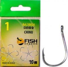 Крючок Fish Season Chinu-ring №0.3 BN 10шт 10026-003F