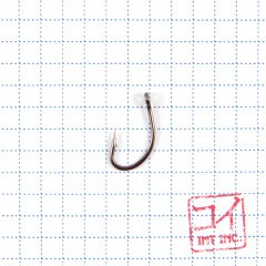 Крючок KOI CARP SHORT SHANK , размер 6 (INT), цвет BN, карповый (10 шт.)/125/