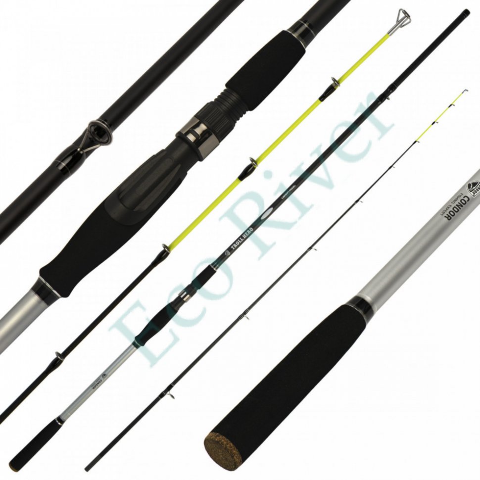 Спиннинг Condor Troll Hero длина 2,70 м, тест 40-160 гр, carbon, штекер