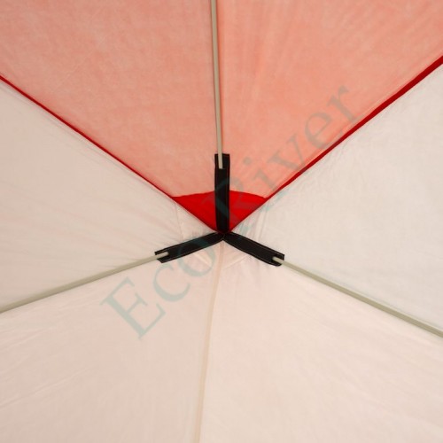 Палатка Куб Condor зимняя утепленная 1,8 х 1,8 х 1,95 оранжевый/белый