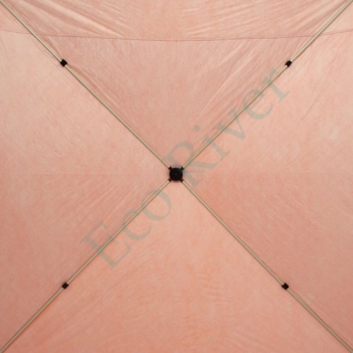 Палатка Куб Condor зимняя утепленная 1,8 х 1,8 х 1,95 оранжевый/белый