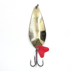 Блесна колеб. Namazu Piranja, вес 23 г, цвет 02 (латунь)/200/