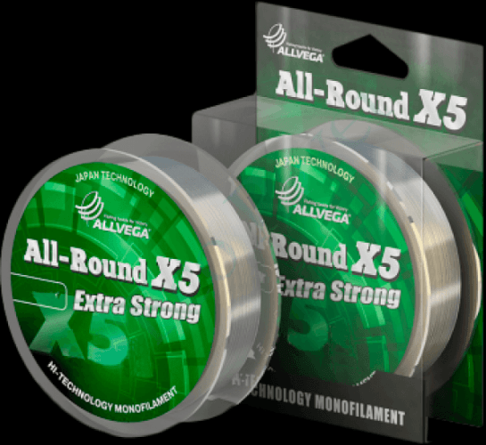 Леска Allvega All-round X5 0.12 100м