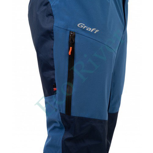 Костюм рыболовный Graff демисезонный размер S/170-176 (Bratex 10000, сине-голубой)