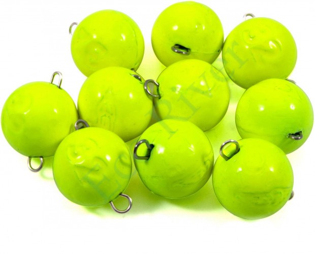 Груз Чебурашка окрашенный разборный Яман (10 шт.) - 32 гр., жёлтый/200/