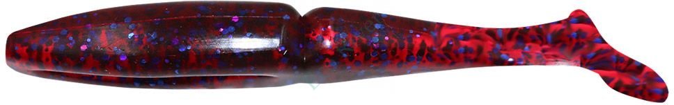 Виброхвост Yaman PRO Mamura, р.5 inch, цвет #04 - Grape (уп.4 шт)