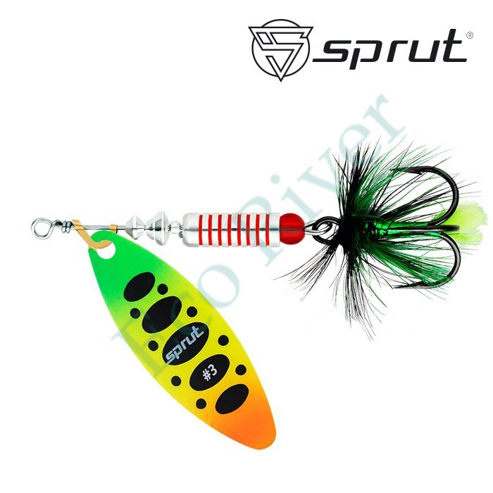 Блесна Sprut Atra Spinner №2 7.5г/FTL