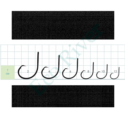 Крючок Gurza Circle Hook Ring BN №12 7шт K-1025-012