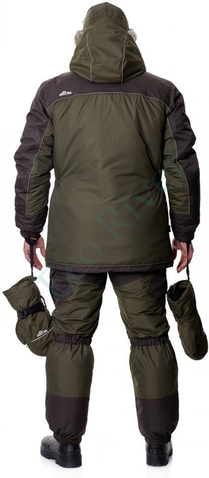 Скат костюм для рыбалки GRAYLING, зимний -45, хаки
