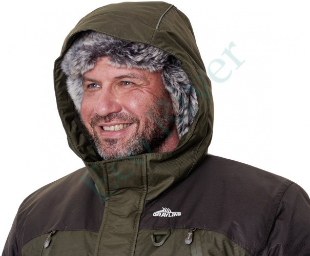 Скат костюм для рыбалки GRAYLING, зимний -45, хаки